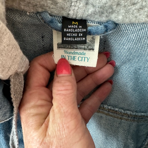 LV styled handmade jean jacket - Picture 4 of 4